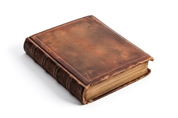 Wall Mural - old book publication diary white background.