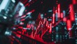 © Roman - Aktiencharts in roter Farbe