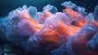 © Bogdan - Bioluminescent Coral Bloom: Abstract Oceanic Glow for Digital Marketing