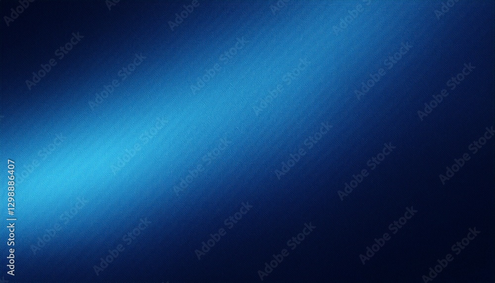 Blue gradient background grainy glowing blue light on dark backdrop ...
