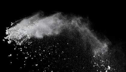 Wall Mural - black and white smoke