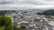 Scenic view from fortress Hohensalzburg in historic city of Salzburg inAustria