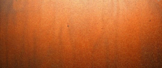 Leinwandbilder - Gradient copper metallic background showing light streaks and surface imperfections