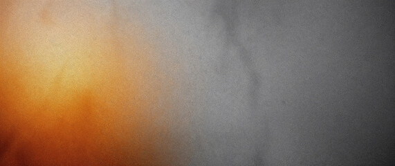 Aufkleber - Orange and gray background creating a soft gradient effect