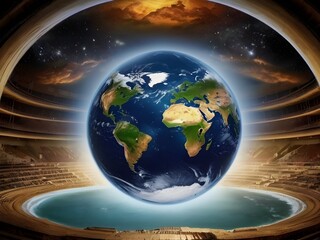 earth in space