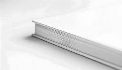 Wall Mural - Open book isolated on white background. 3d illustration. Mock-up.