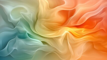Wall Mural - colorful abstract waves background, vibrant and dynamic design for modern projects