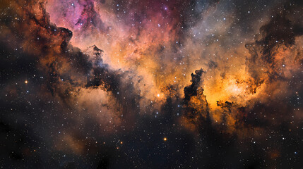 Wall Mural - the cosmos filled with countless stars