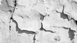 © Zahra - Cracked white wall texture. Abstract background.