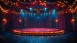 © Utpal - Mesmerizing stage with curtains and lighting high resolution hd design