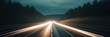 © Andesgn - Accelerate Background. Speed Effect: Light and Motion Abstract Lines on Dark Surface