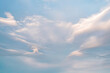 © ADDICTIVE STOCK - Tranquil blue sky with wispy white clouds at daybreak