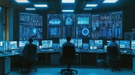 Cybersecurity Control Center: Monitoring Global Network