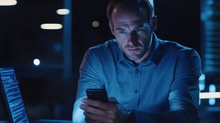 Nightly Code Review: Focused Programmer on Mobile Device