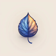 Wall Mural - abstract leaf background