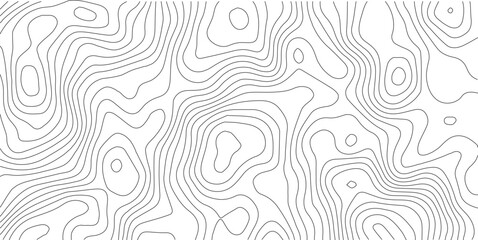 Poster - Abstract topographic contours map background .Topographic background and texture, monochrome image. Topography and geography map grid abstract backdrop. Business concept. Topography map concept.
