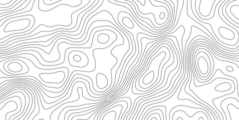 Fototapete - Abstract topographic contours map background .Topographic background and texture, monochrome image. Topography and geography map grid abstract backdrop. Business concept. Topography map concept.
