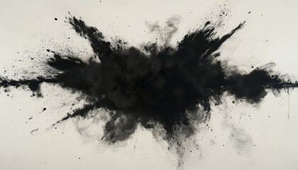 Poster - Black Powder Explosion Abstract Background Texture
