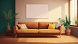 © Selintasnusantara - modern living room with sofa