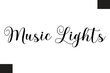 © Vector Hub - Music Lights Music Quote Stylish Typography Text