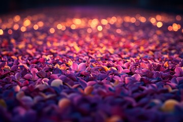 Leinwandbilder - Colorful flowers fill a table in a tropical setup, beautifully arranged under soft natural light, inviting a festive atmosphere for the party