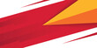 © ilham - stylish red white and yellow abstract banner design.vector illustrator