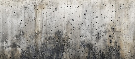 Poster - Abstract textured surface featuring gray concrete with scattered water droplets creating a striking visual effect capturing a modern industrial aesthetic.