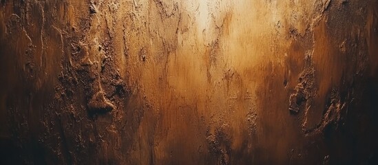 Aufkleber - Rustic wooden background in warm brown tones with textured patterns showcasing the organic grain and natural variations in surface depth.