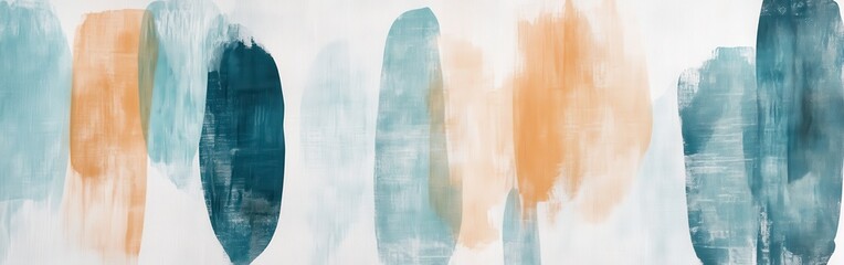 Aufkleber - Elegant overlapping pencil strokes create a harmonious composition with soothing colors in an artistic display