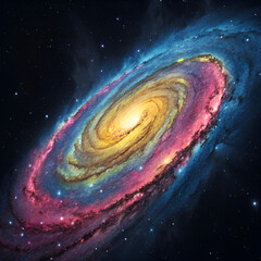 space galaxy in space