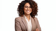 © halo - portrait of a young businesswoman