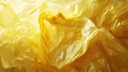 Wall Mural - innovative textures in bright yellow packaging material