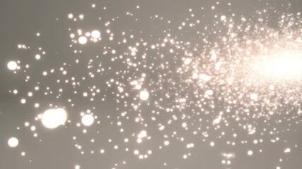 Abstract gray shiny glitter particles and bokeh