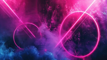 Abstract of digital shape or line and technological cyber style particle design connect in surreal electronic shape designing. High tech scenery express seamless pattern perfect for wallpaper. AIG53.