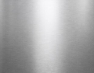 Wall Mural - brushed silver metal texture. smooth gray gradient metallic background.