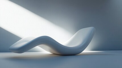 Wall Mural - dramatic shadow play on isolated object