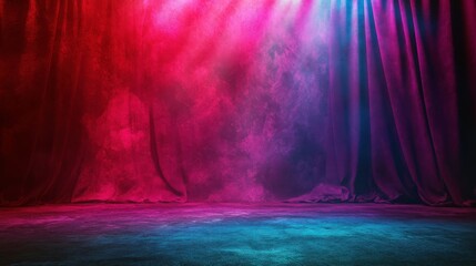 Wall Mural - dramatic shadows and abstract lighting effects
