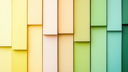 Wall Mural - dreamy gradient transition from green to yellow