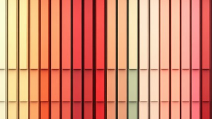 Wall Mural - dreamy gradients from red to soft yellow