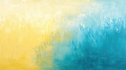 Wall Mural - dreamy turquoise to yellow soft gradient background