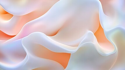 Wall Mural - gentle waves of color in calming natural design