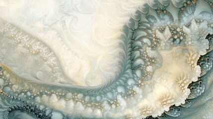 Wall Mural - soft swirling patterns in a fairy tale landscape