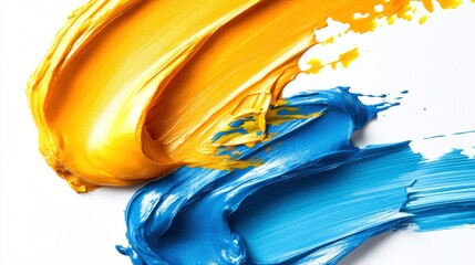 Wall Mural - vibrant brush strokes in rich colors and natural light