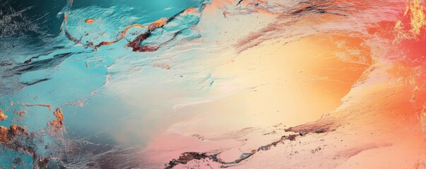 Wall Mural - colorful iridescent abstract background featuring pastel hues and soft light with beautiful light re