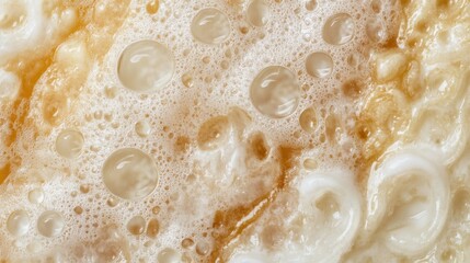 Wall Mural - macro view of wet glass surface with droplets and patterns