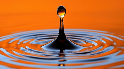 Wall Mural - patterns of light on water ripples in macro detail