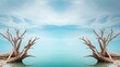 © ngamaz - Beach, ocean, sky, mirrored trees, tranquil scene, travel postcard