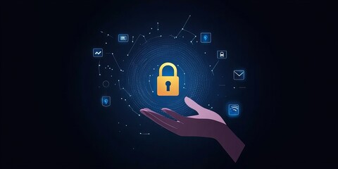 Network Security System Technology Background Concept