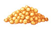 © Muhammad - pile of  popcorn isolated on white background