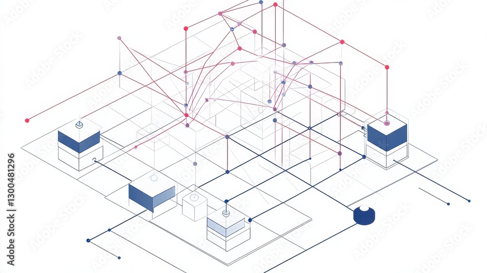 Technical diagram of a neural network architecture for deep learning ...